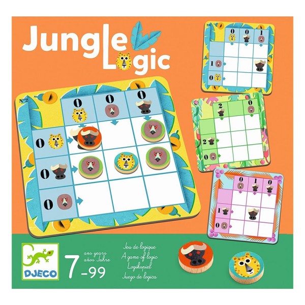 Djeco Παιχνίδι Λογικής - Τα ζώα της ζούγκλας
