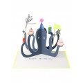 Meri Meri Ευχετήρια Κάρτα Party Octopus ΠΑΙΔΙΚΑ ΑΞΕΣΟΥΑΡ