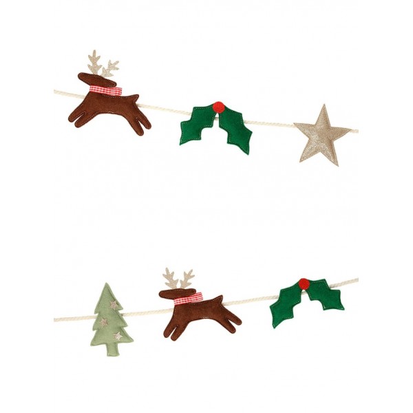 Meri Meri Γιρλάντα Υφασμάτινα Festive Icons Christmas