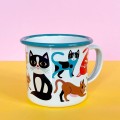 Omm Design Κούπα Εμαγιέ - Cat lover MAMA