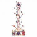 Παιδικη διακοσμηση τοιχου - Djeco Αυτοκόλλητο αναστημόμετρο 'Ο πύργος των ιπποτών' ΑΞΕΣΟΥΑΡ