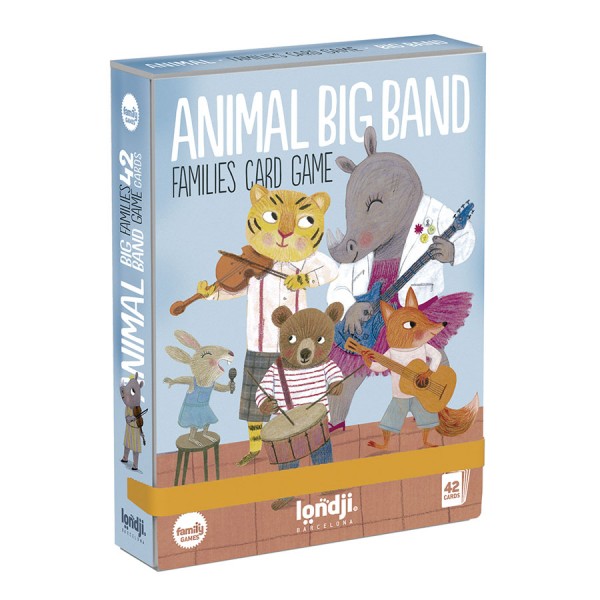 Londji Επιτραπέζιο Animal Big Band  ΕΚΠΑΙΔΕΥΤΙΚΑ ΠΑΙΧΝΙΔΙΑ