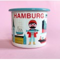 Enamel mug - Hamburg  MAMA