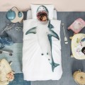 Snurk Παιδική Παπλωματοθήκη από οργανικό βαμβάκι - Shark ΠΑΙΔΙΚΑ ΑΞΕΣΟΥΑΡ