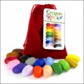 Crayon Rocks - 16 χρώματα σε  κόκκινο βελούδινο πουγκί ΠΑΙΔΙΚΑ ΑΞΕΣΟΥΑΡ