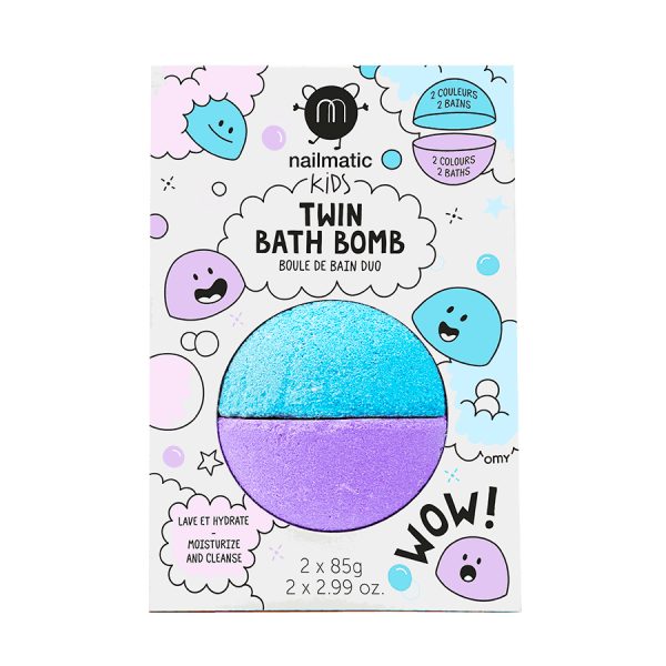 Nailmatic Kids Twin Bath Bomb: blue + violet ΑΞΕΣΟΥΑΡ