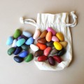 Crayon Rocks - 8 χρώματα σε λευκό υφασμάτινο πουγκί ΠΑΙΔΙΚΑ ΑΞΕΣΟΥΑΡ