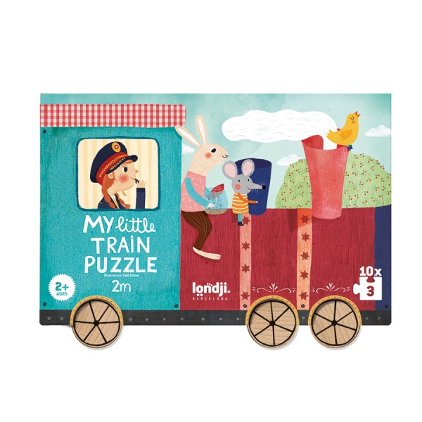 londji My Little Train - Insert Puzzle 10 x 3 pcs ΕΚΠΑΙΔΕΥΤΙΚΑ ΠΑΙΧΝΙΔΙΑ