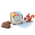 PlayinChoc  Κουτί με οργανική σοκολάτα και δώρο παιχνίδι - WOODLAND ANiMALS