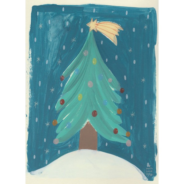 Marta Abay  Poster 50cm x 70cm - Christmas Tree ΠΑΙΔΙΚΑ ΑΞΕΣΟΥΑΡ