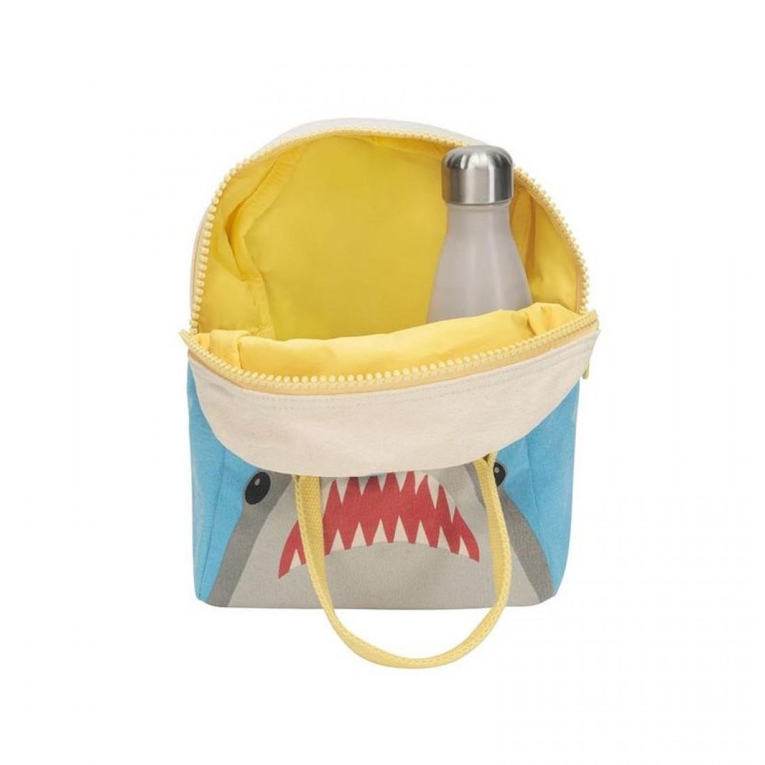 Fluf Eco Friendly Zipper Lunch Bag - Shark